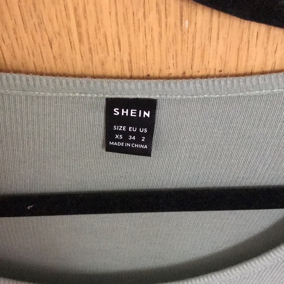 SHEIN long sleeve green shirt - Picture 2 of 3
